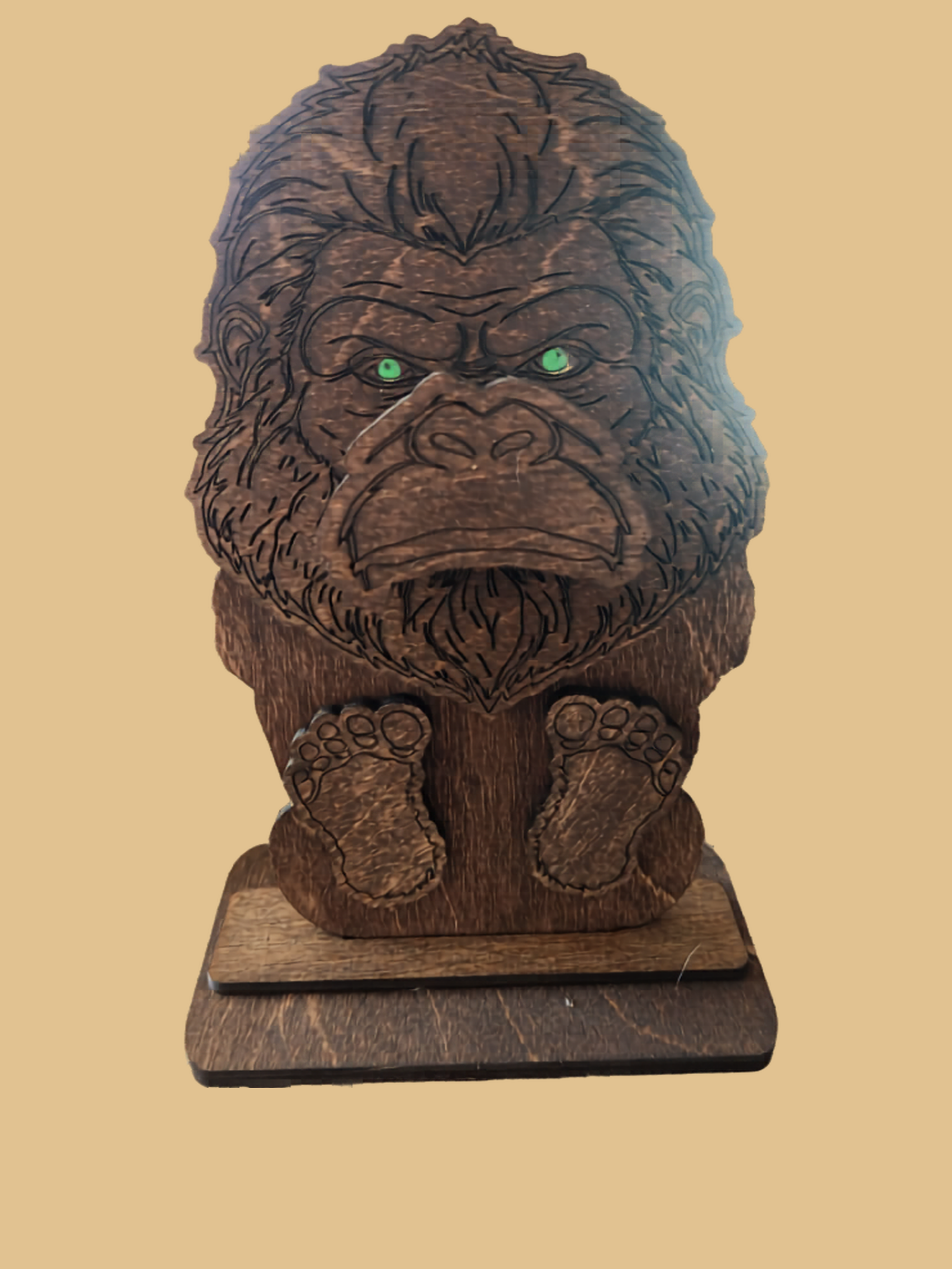 Bigfoot Eyeglass Holder – Handcrafted Wooden Stand