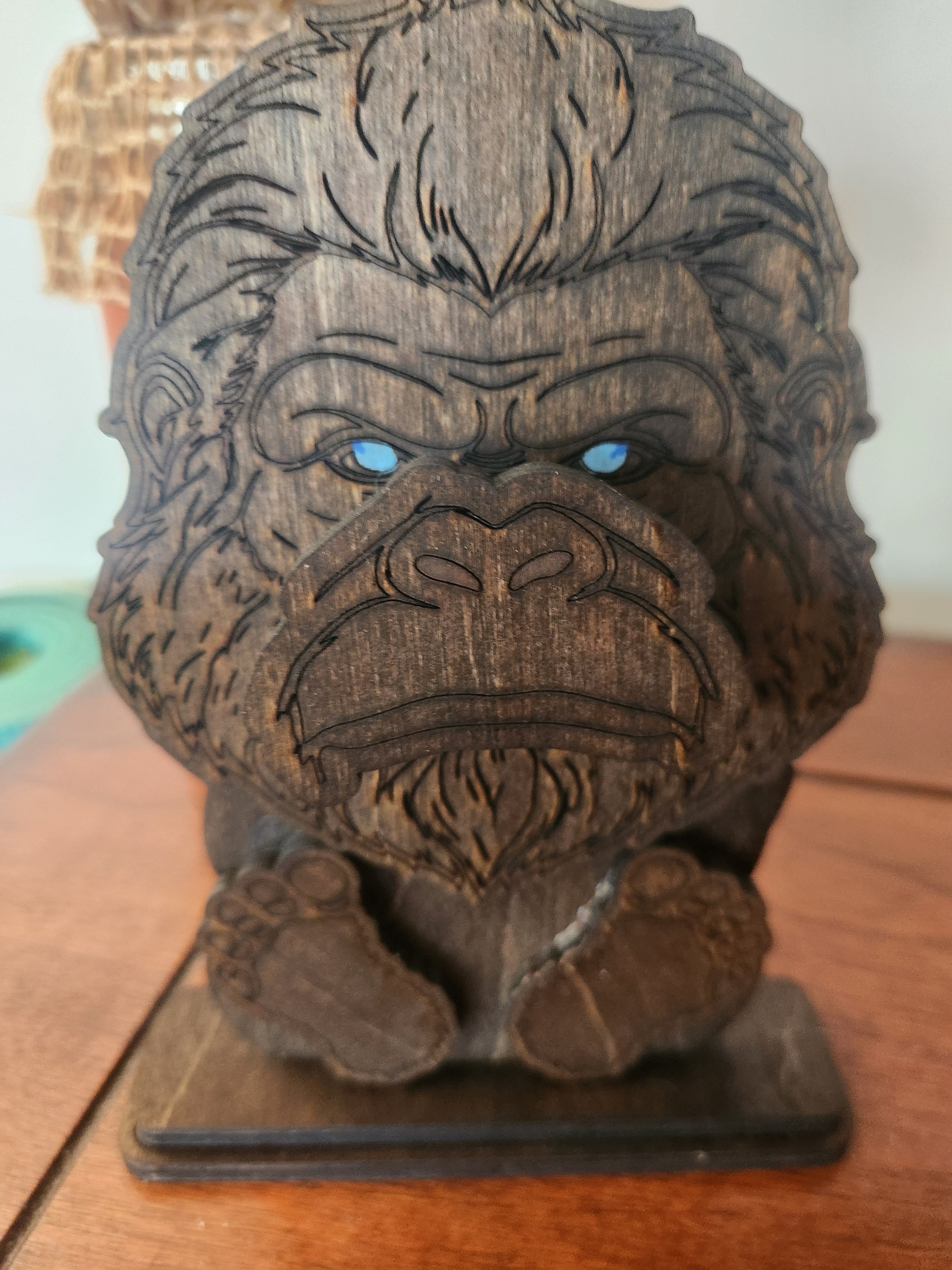 Bigfoot Eyeglass Holder – Handcrafted Wooden Stand